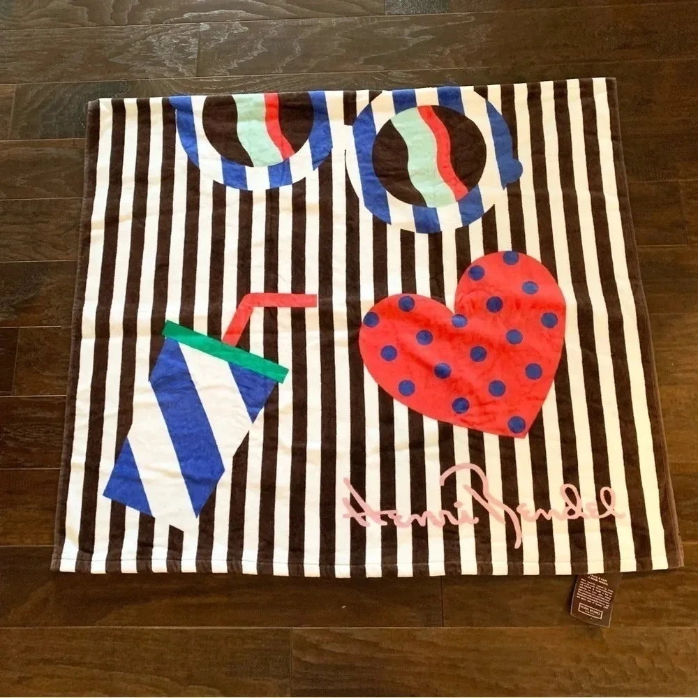 Henri Bendel x Craig and Karl Beach Towel NWT